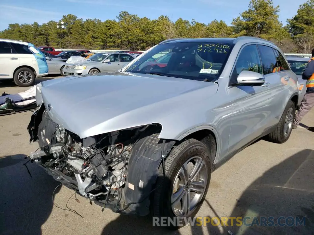 2 Photograph of a damaged car WDC0G8EB7LF712926 MERCEDES-BENZ GLC-CLASS 2020
