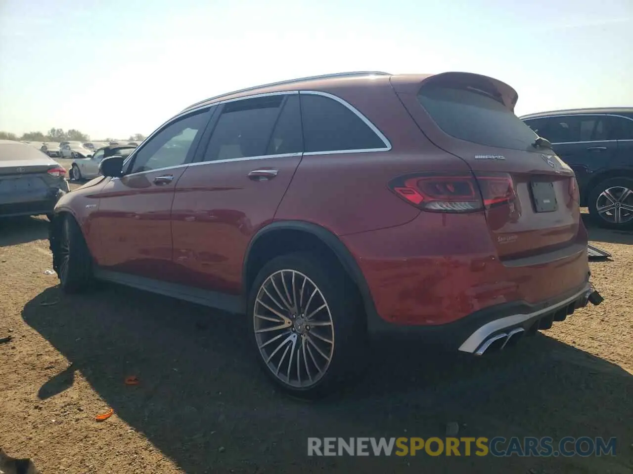 2 Photograph of a damaged car WDC0G8JB0LF698504 MERCEDES-BENZ GLC-CLASS 2020