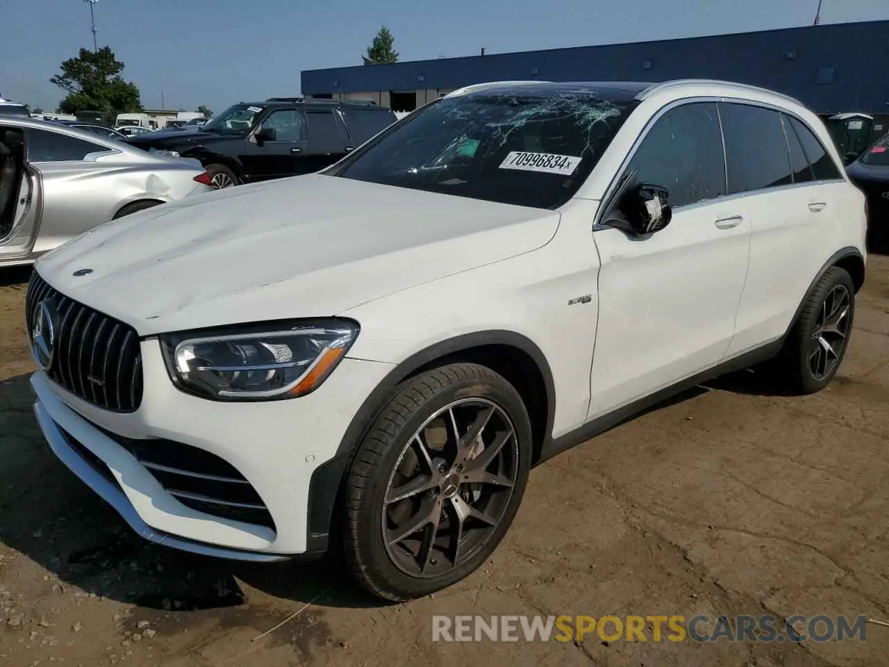 1 Photograph of a damaged car W1N0G6EB1MF958567 MERCEDES-BENZ GLC-CLASS 2021