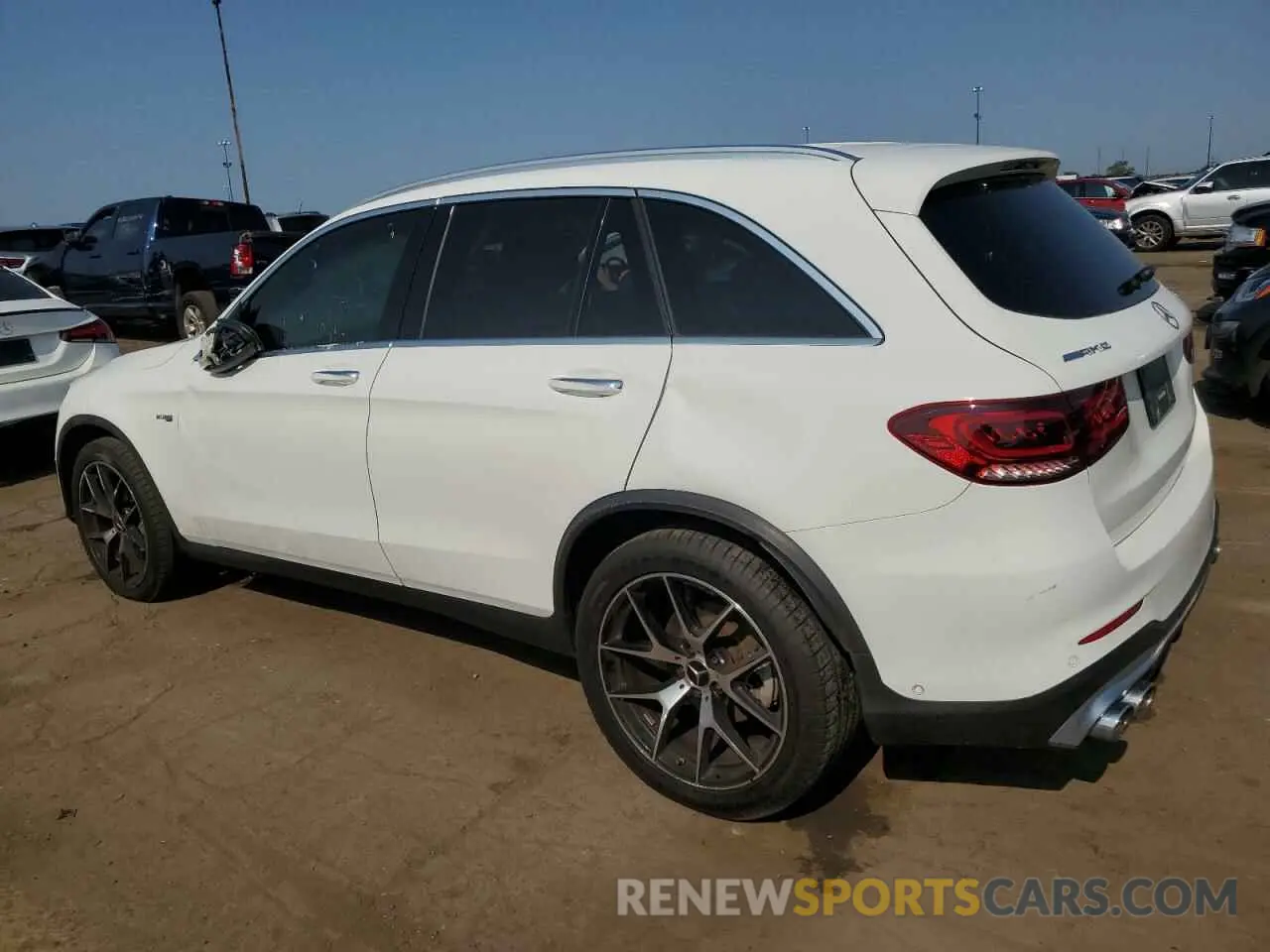 2 Photograph of a damaged car W1N0G6EB1MF958567 MERCEDES-BENZ GLC-CLASS 2021