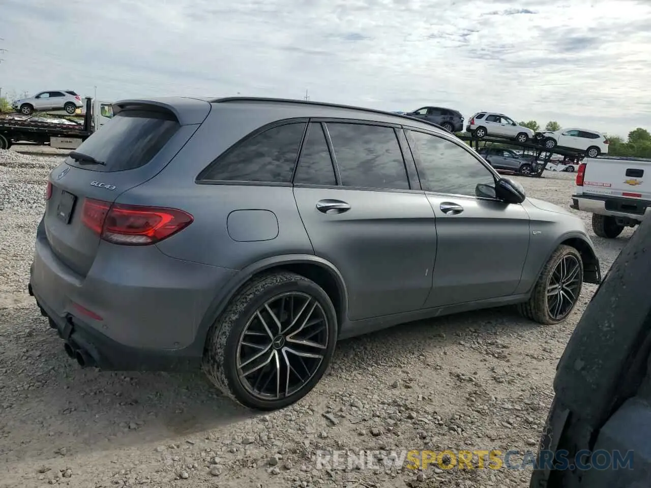 3 Photograph of a damaged car W1N0G6EB1MF983386 MERCEDES-BENZ GLC-CLASS 2021