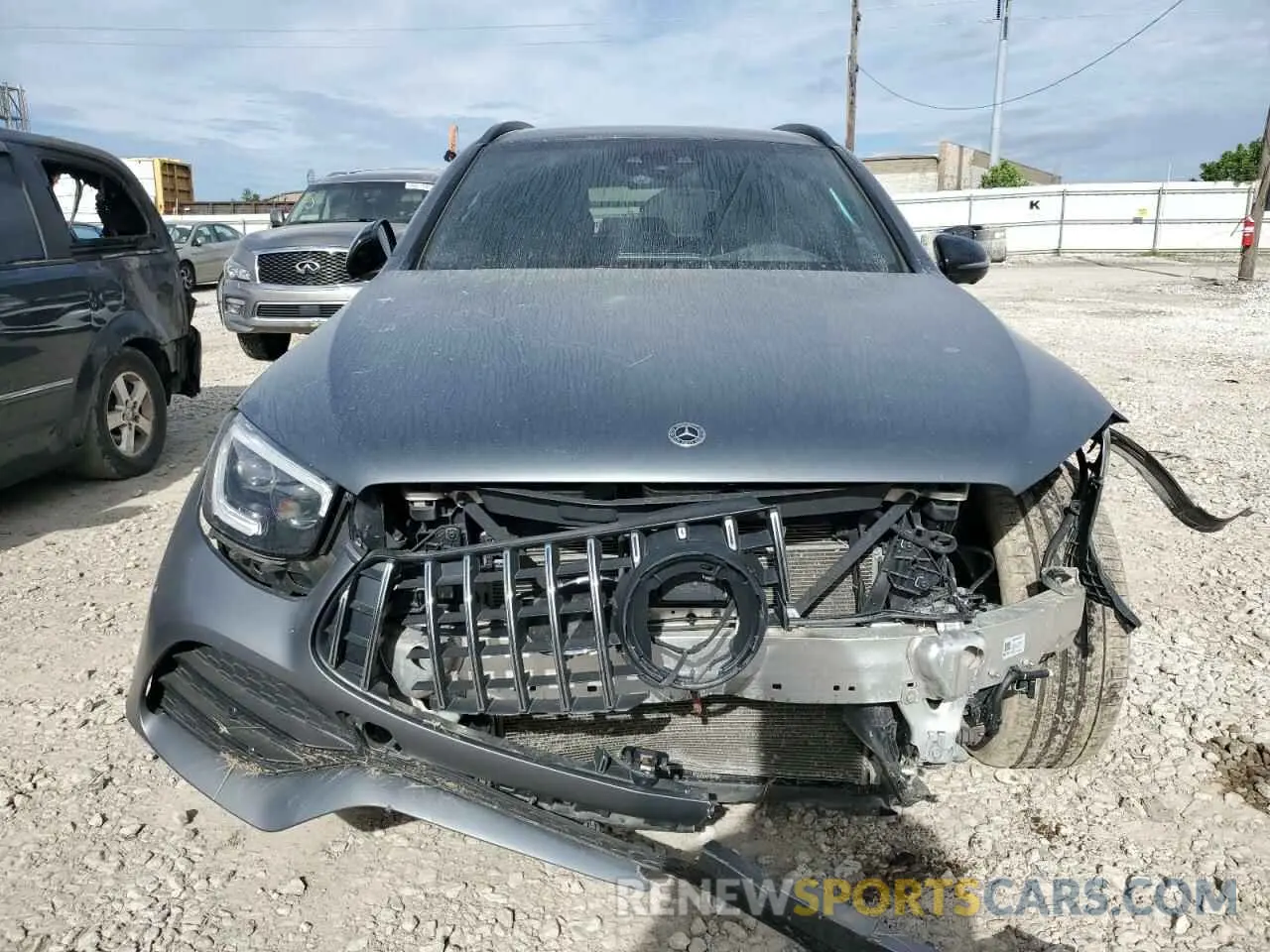 5 Photograph of a damaged car W1N0G6EB1MF983386 MERCEDES-BENZ GLC-CLASS 2021