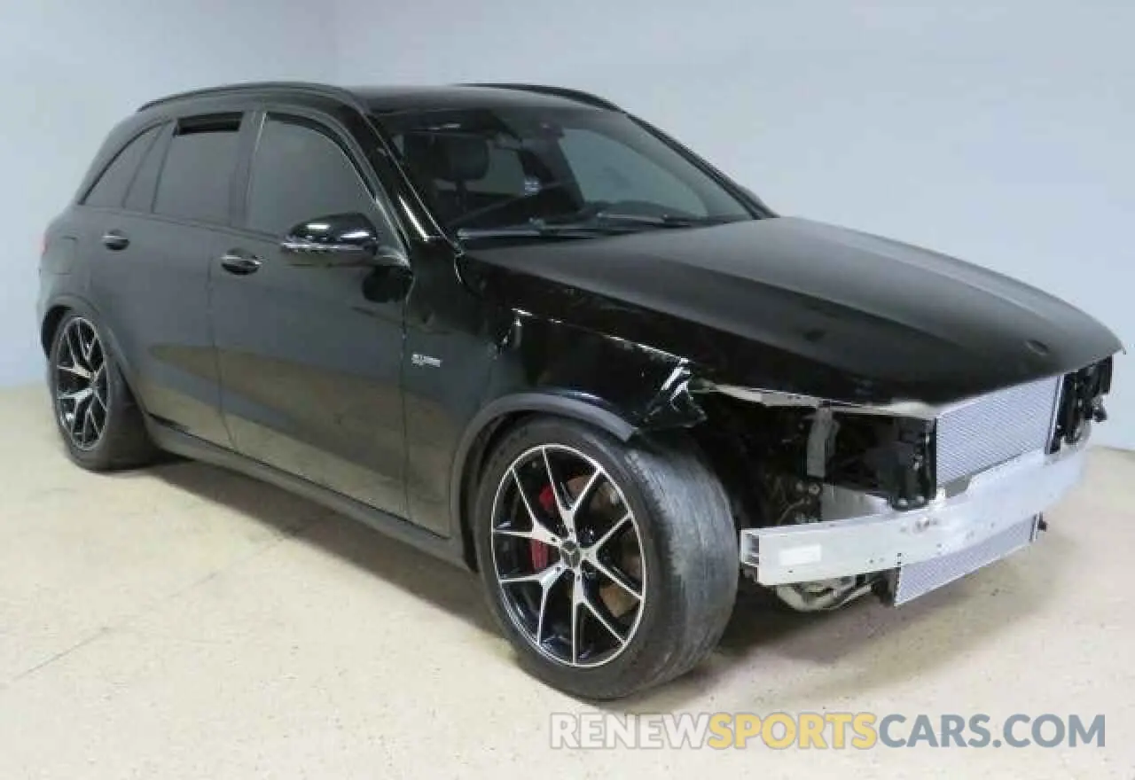 1 Photograph of a damaged car W1N0G6EB2MF948257 MERCEDES-BENZ GLC-CLASS 2021