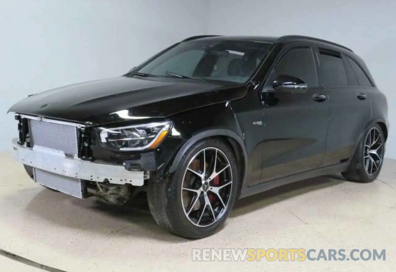 2 Photograph of a damaged car W1N0G6EB2MF948257 MERCEDES-BENZ GLC-CLASS 2021