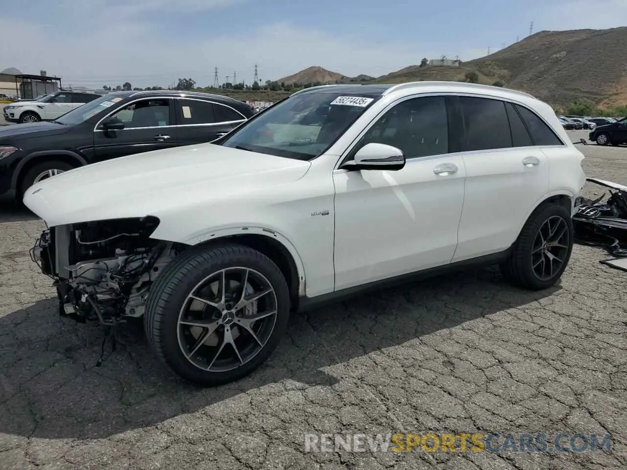 1 Photograph of a damaged car W1N0G6EB2MF953040 MERCEDES-BENZ GLC-CLASS 2021