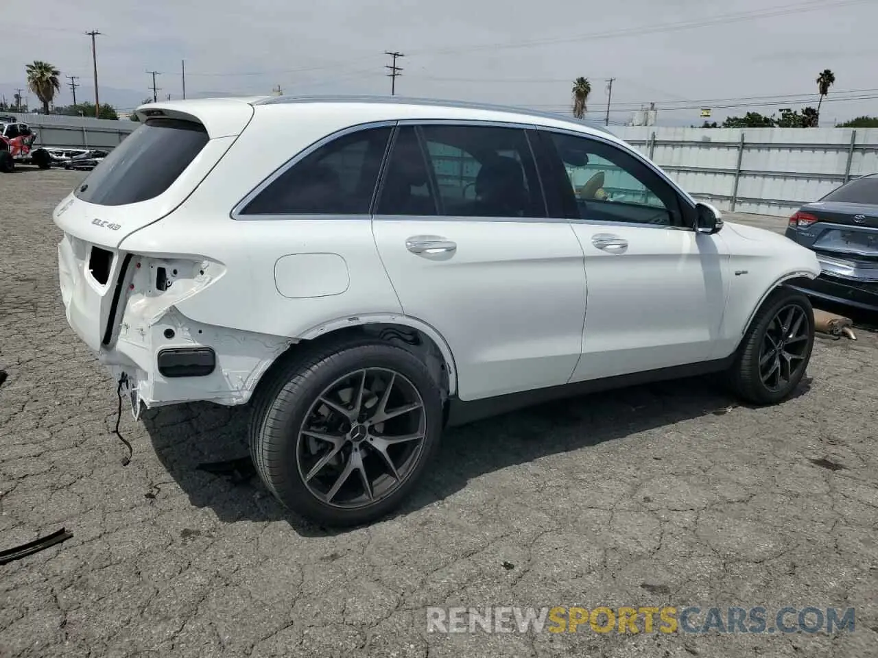 3 Photograph of a damaged car W1N0G6EB2MF953040 MERCEDES-BENZ GLC-CLASS 2021
