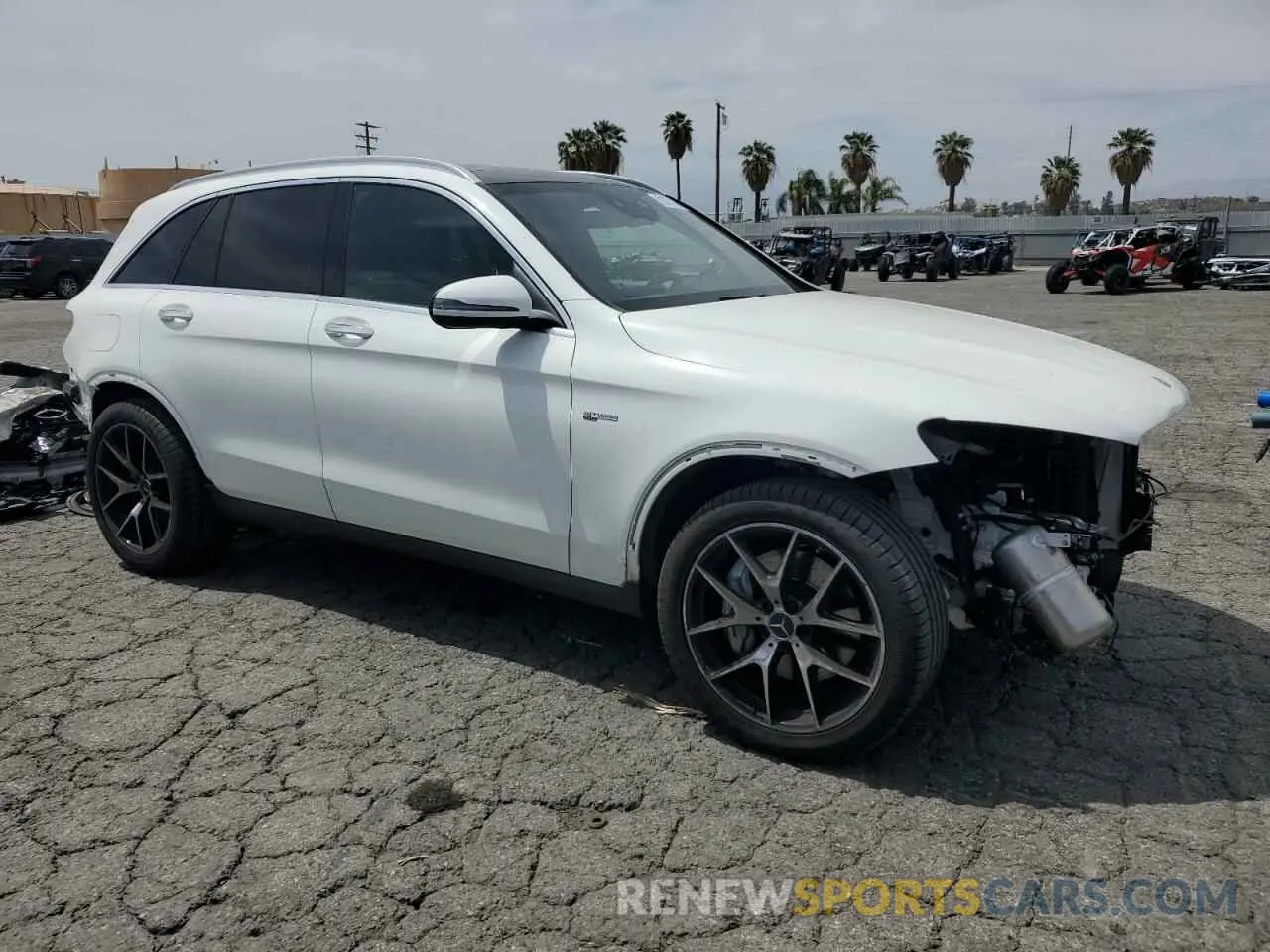 4 Photograph of a damaged car W1N0G6EB2MF953040 MERCEDES-BENZ GLC-CLASS 2021