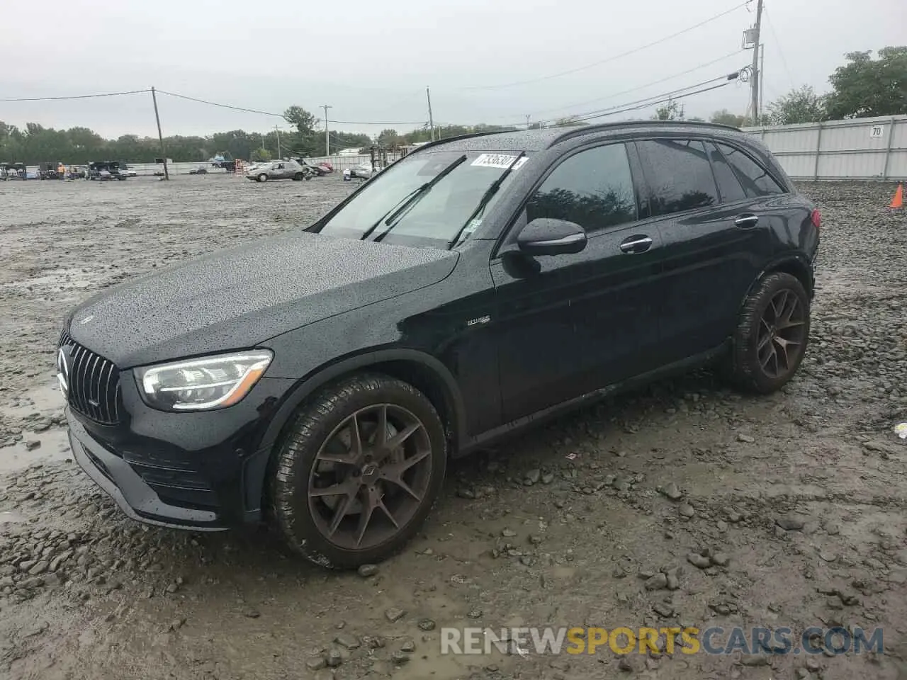 1 Photograph of a damaged car W1N0G6EB6MF990348 MERCEDES-BENZ GLC-CLASS 2021
