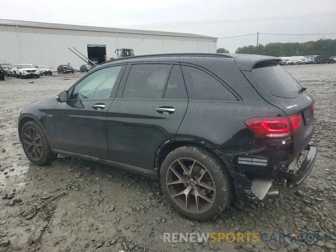 2 Photograph of a damaged car W1N0G6EB6MF990348 MERCEDES-BENZ GLC-CLASS 2021