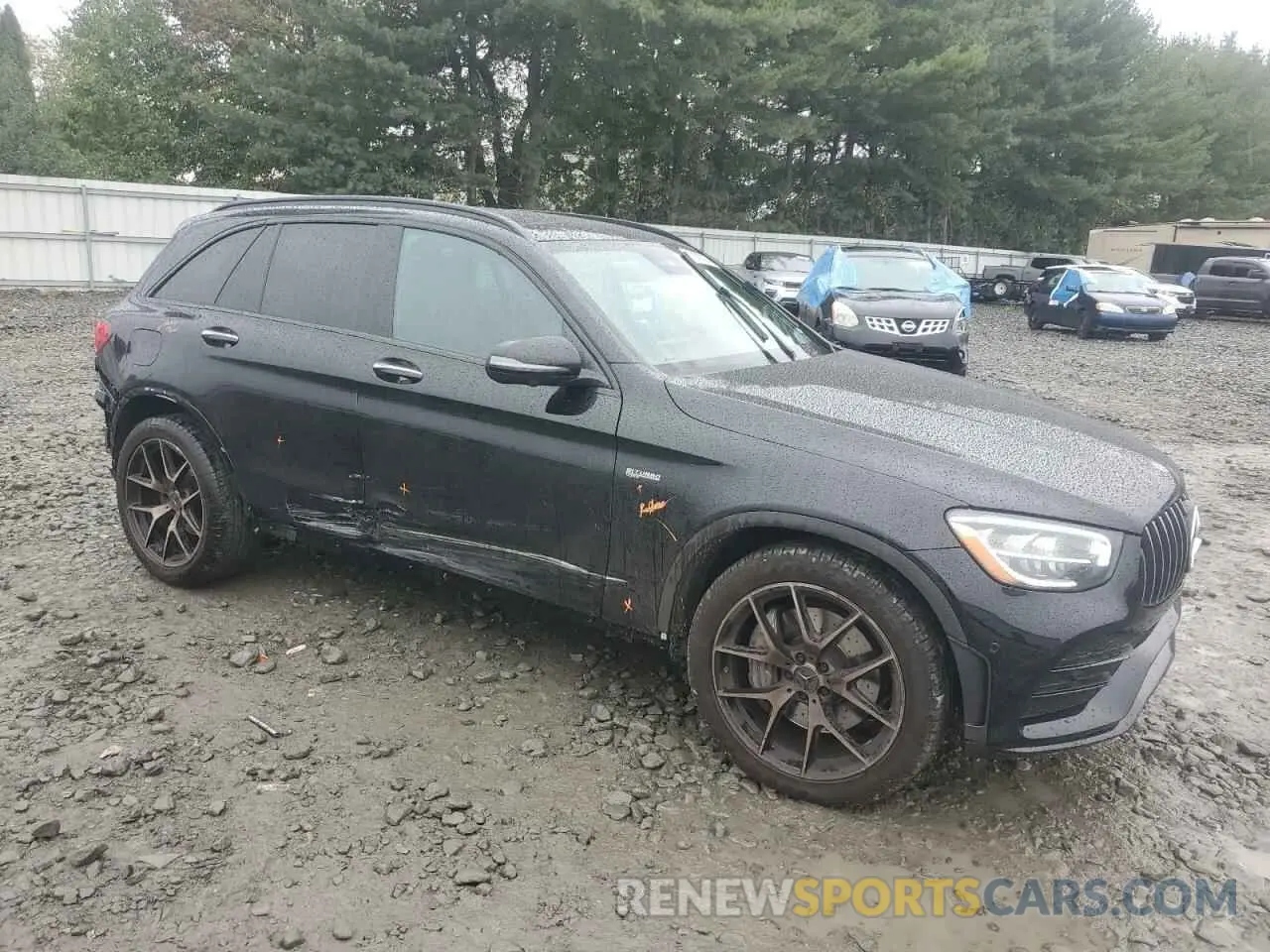 4 Photograph of a damaged car W1N0G6EB6MF990348 MERCEDES-BENZ GLC-CLASS 2021