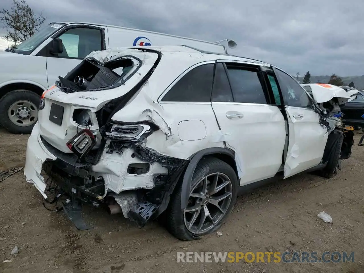 3 Photograph of a damaged car W1N0G6EB9MF908855 MERCEDES-BENZ GLC-CLASS 2021