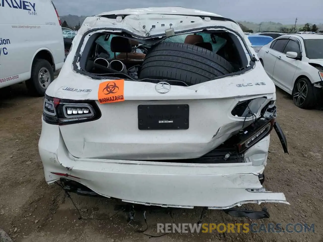 6 Photograph of a damaged car W1N0G6EB9MF908855 MERCEDES-BENZ GLC-CLASS 2021