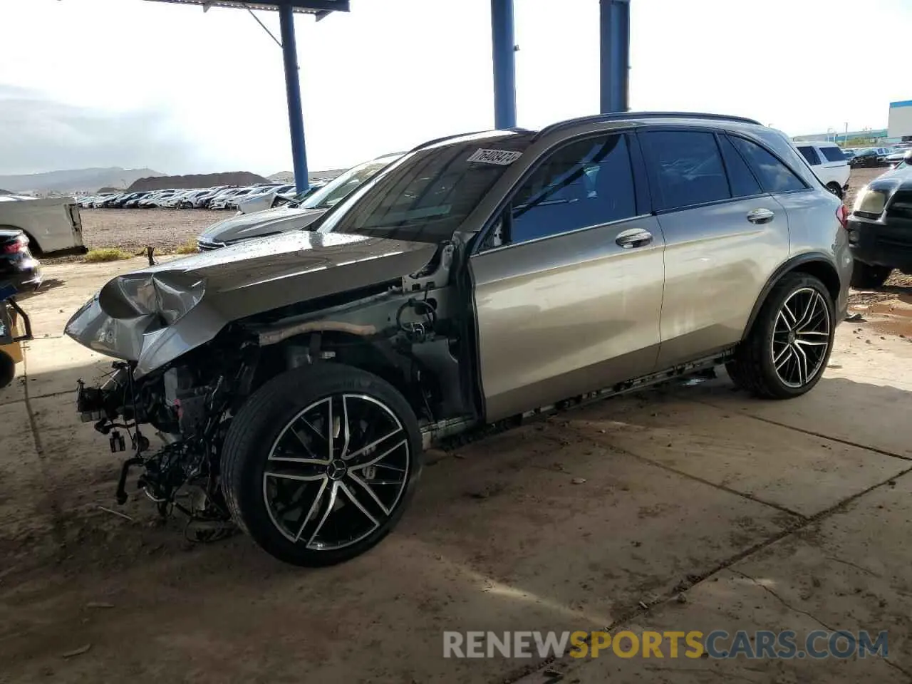 1 Photograph of a damaged car W1N0G6EB9MF991834 MERCEDES-BENZ GLC-CLASS 2021