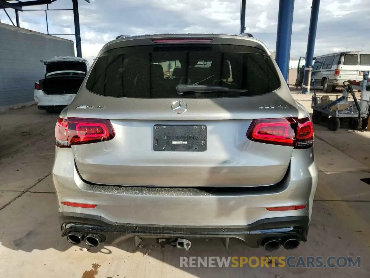 6 Photograph of a damaged car W1N0G6EB9MF991834 MERCEDES-BENZ GLC-CLASS 2021