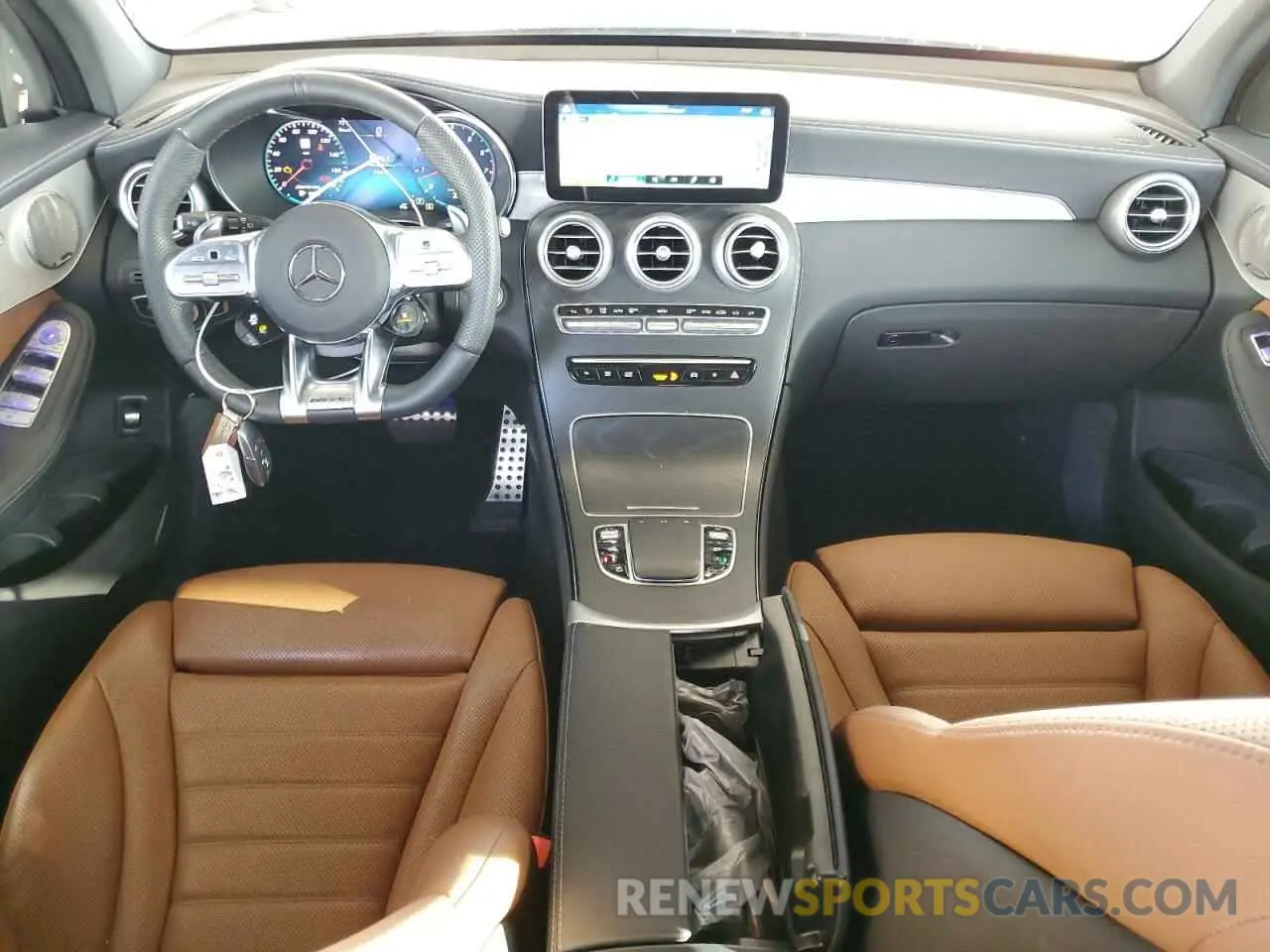 8 Photograph of a damaged car W1N0G6EB9MF991834 MERCEDES-BENZ GLC-CLASS 2021