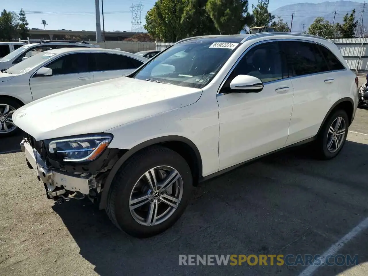 1 Photograph of a damaged car W1N0G8DB0MF975325 MERCEDES-BENZ GLC-CLASS 2021