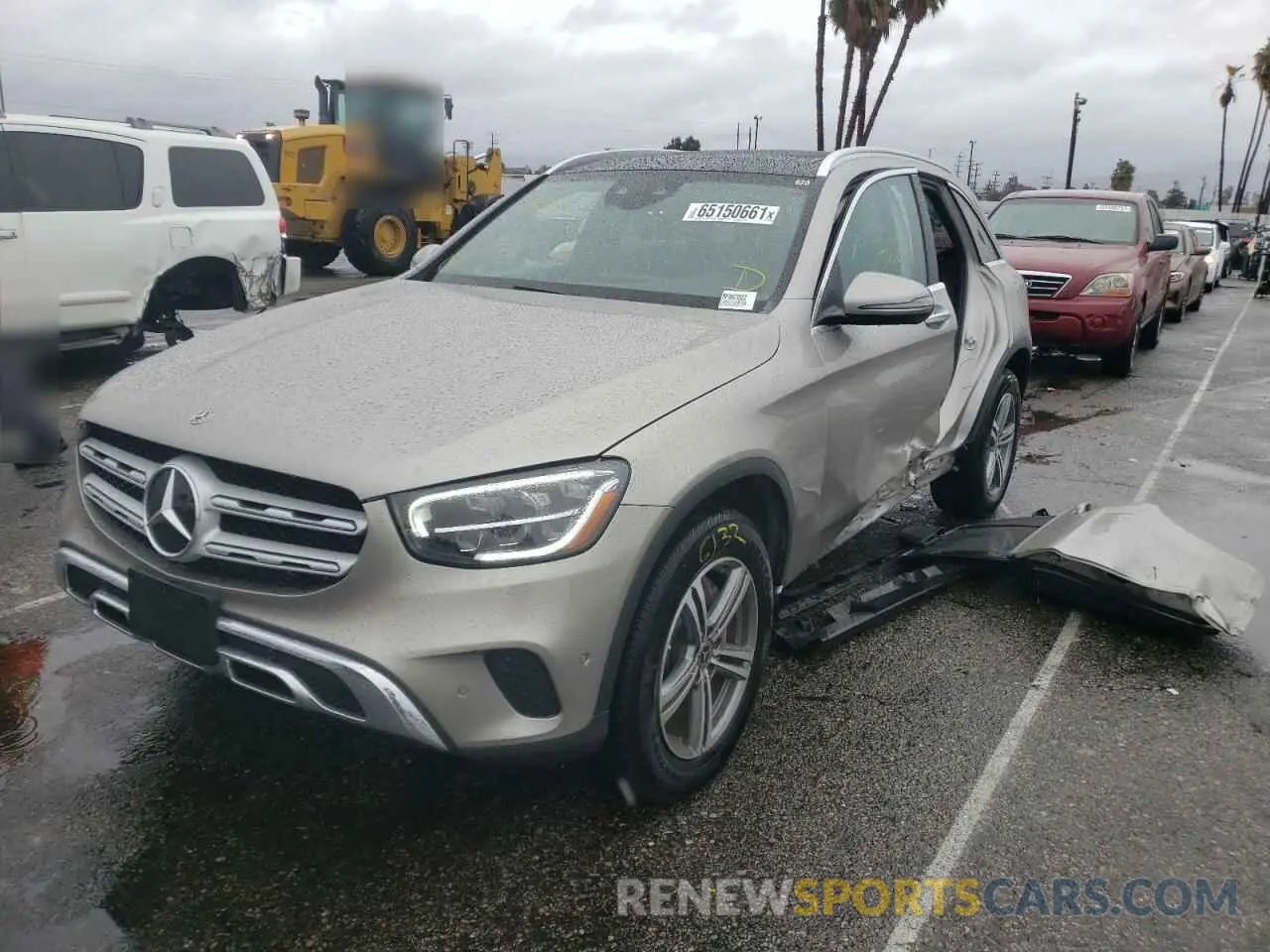 2 Photograph of a damaged car W1N0G8DB1MF867022 MERCEDES-BENZ GLC-CLASS 2021