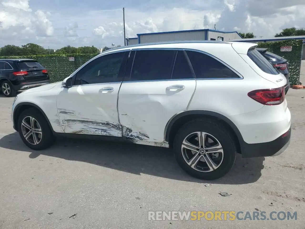 2 Photograph of a damaged car W1N0G8DB1MF967976 MERCEDES-BENZ GLC-CLASS 2021