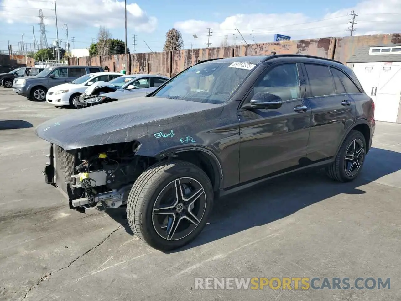 1 Photograph of a damaged car W1N0G8DB2MF886114 MERCEDES-BENZ GLC-CLASS 2021