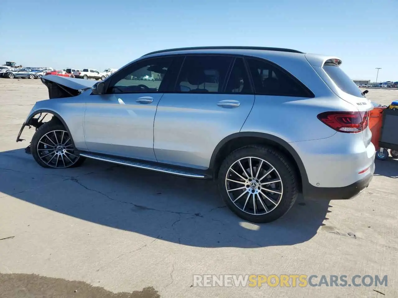 2 Photograph of a damaged car W1N0G8DB3MF927785 MERCEDES-BENZ GLC-CLASS 2021