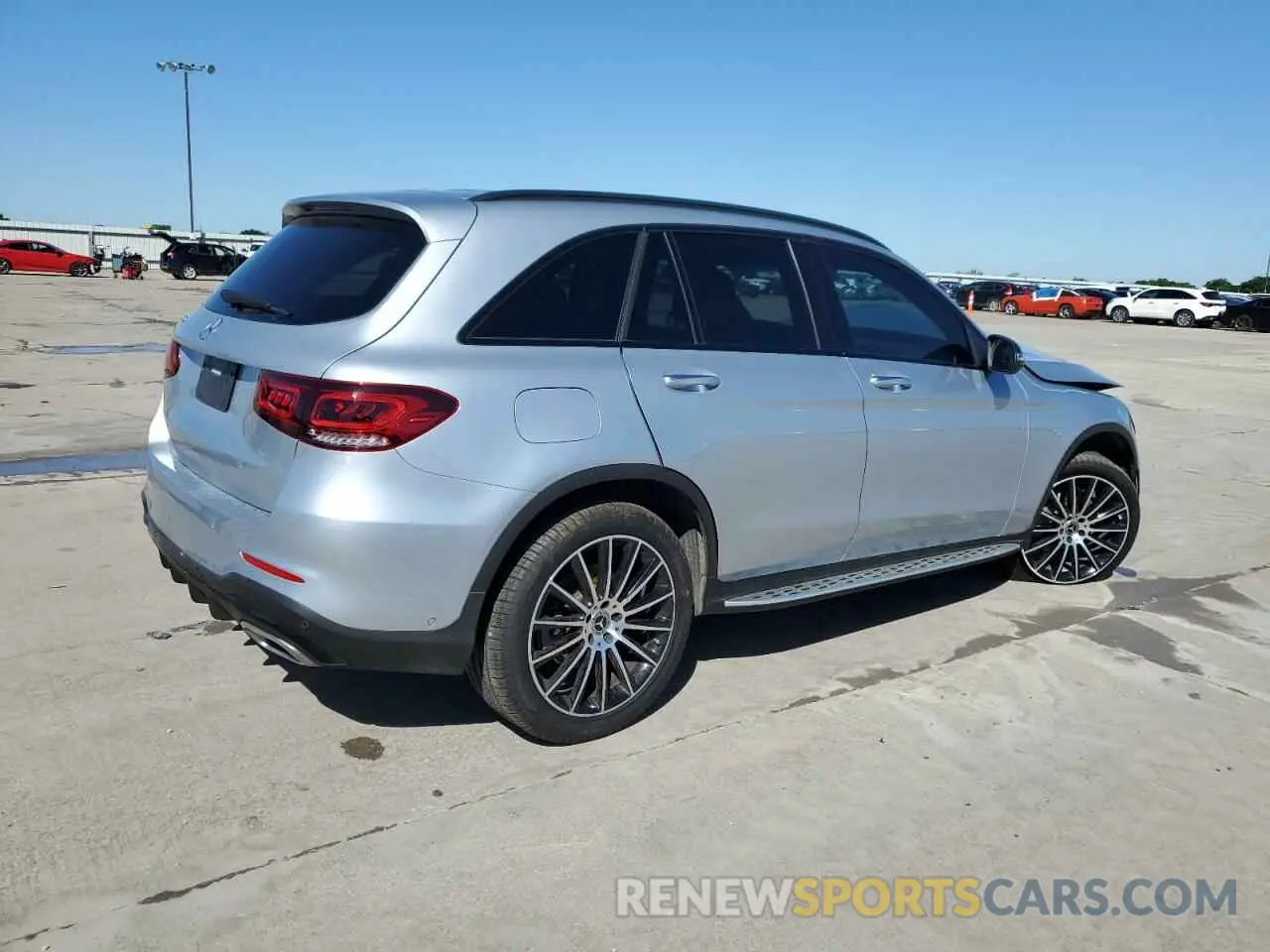 3 Photograph of a damaged car W1N0G8DB3MF927785 MERCEDES-BENZ GLC-CLASS 2021