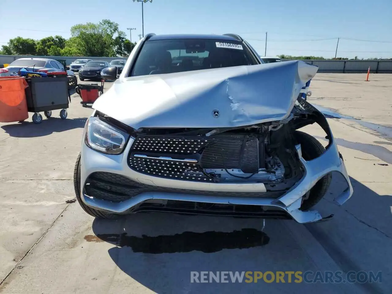 5 Photograph of a damaged car W1N0G8DB3MF927785 MERCEDES-BENZ GLC-CLASS 2021