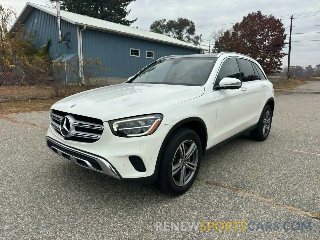 2 Photograph of a damaged car W1N0G8DB3MV263896 MERCEDES-BENZ GLC-CLASS 2021