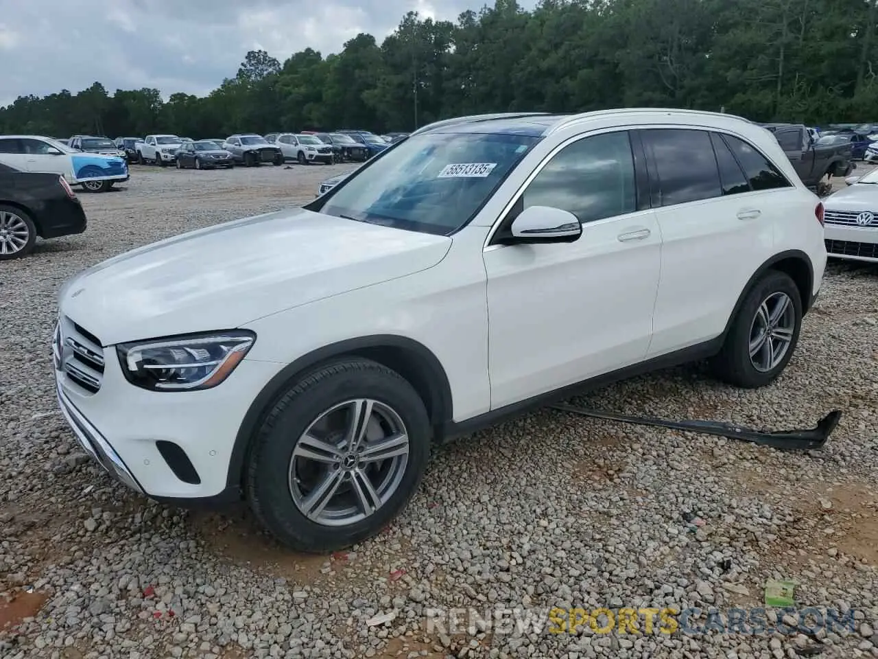 1 Photograph of a damaged car W1N0G8DB3MV268189 MERCEDES-BENZ GLC-CLASS 2021
