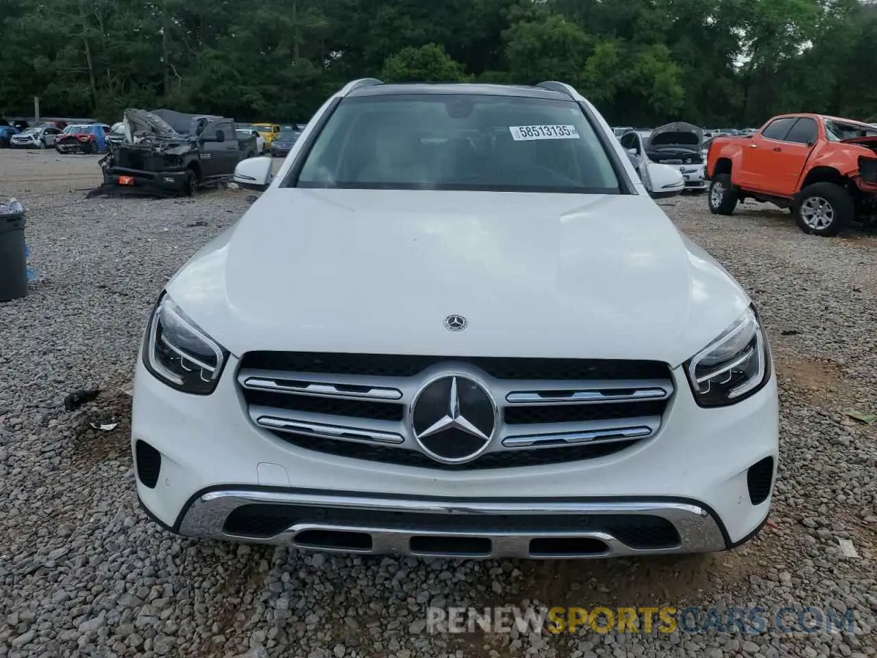5 Photograph of a damaged car W1N0G8DB3MV268189 MERCEDES-BENZ GLC-CLASS 2021