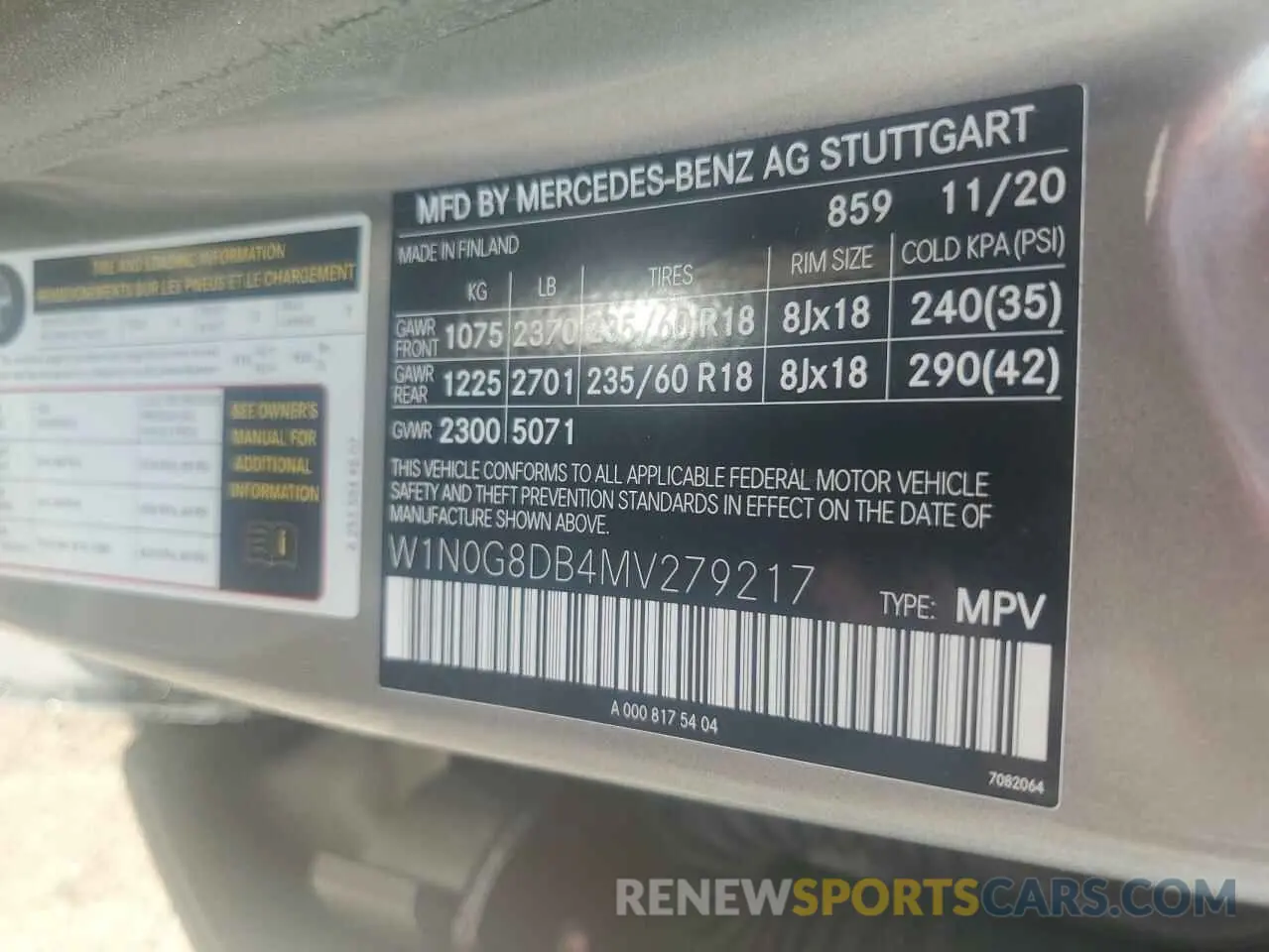 13 Photograph of a damaged car W1N0G8DB4MV279217 MERCEDES-BENZ GLC-CLASS 2021