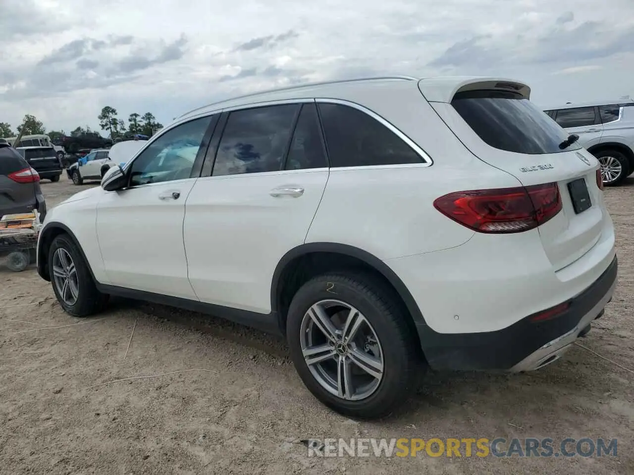 2 Photograph of a damaged car W1N0G8DB4MV324043 MERCEDES-BENZ GLC-CLASS 2021
