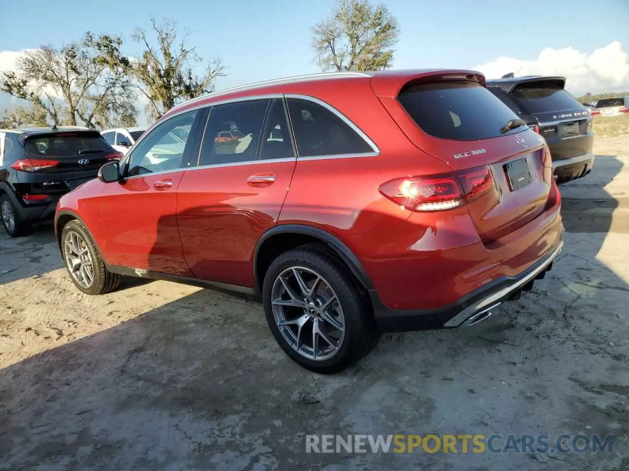 2 Photograph of a damaged car W1N0G8DB5MF959590 MERCEDES-BENZ GLC-CLASS 2021
