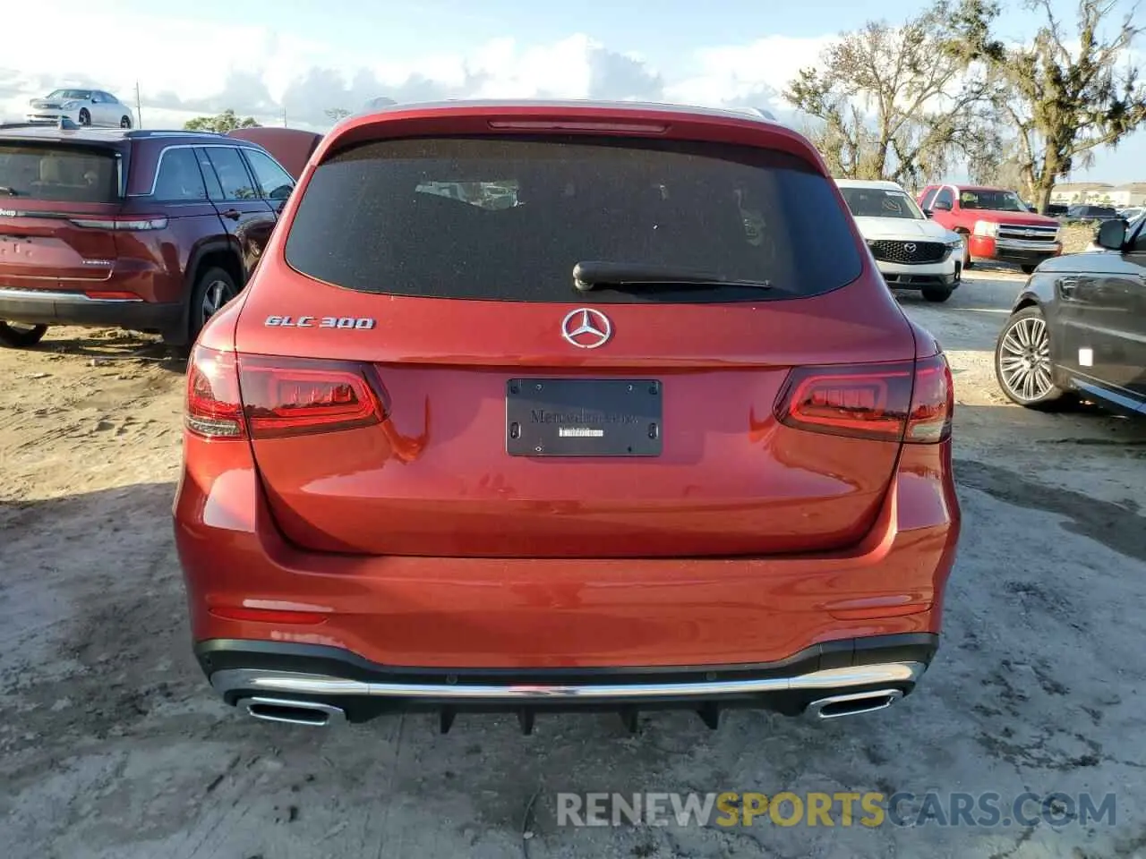 6 Photograph of a damaged car W1N0G8DB5MF959590 MERCEDES-BENZ GLC-CLASS 2021