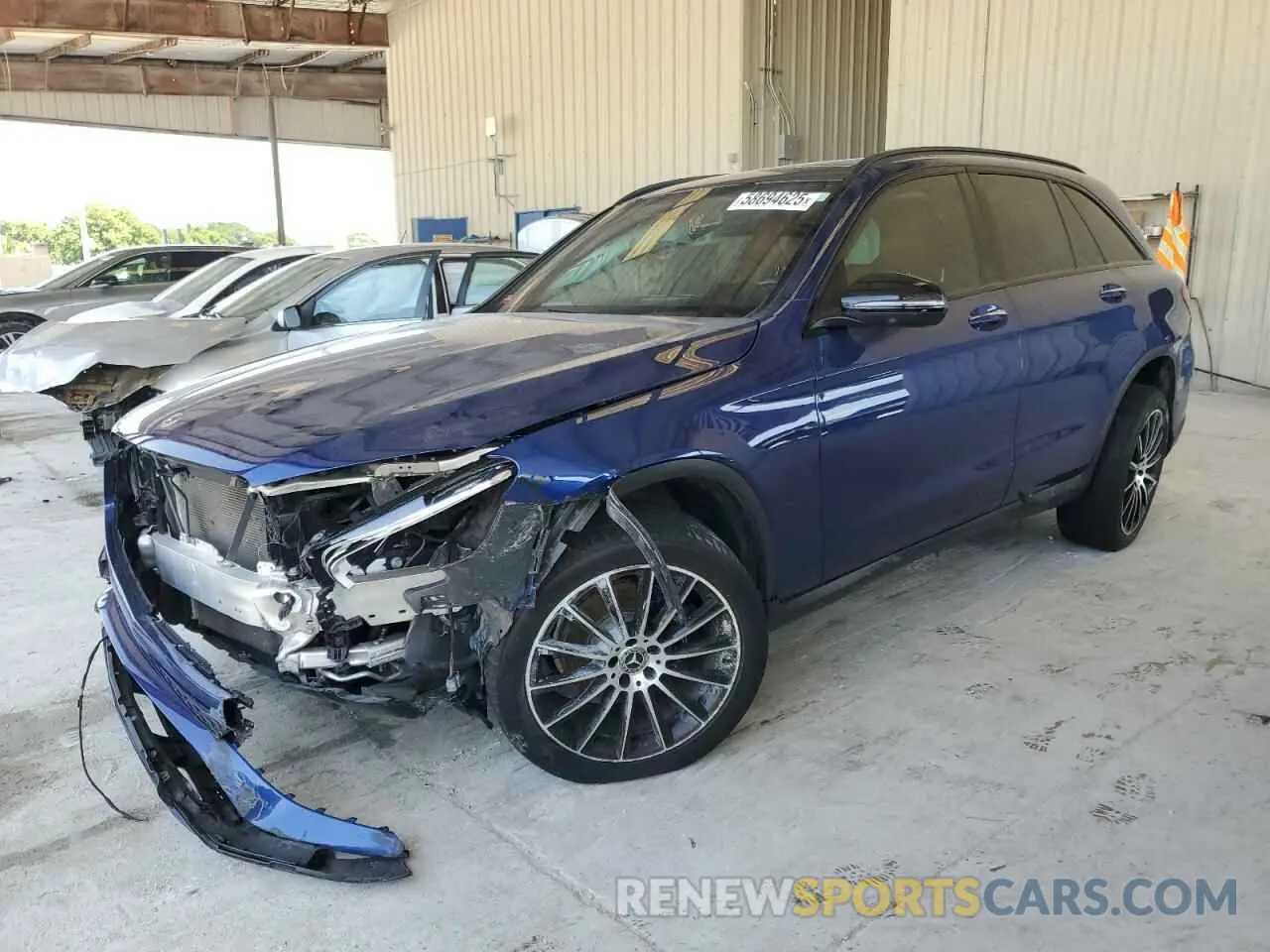 1 Photograph of a damaged car W1N0G8DB5MV268307 MERCEDES-BENZ GLC-CLASS 2021