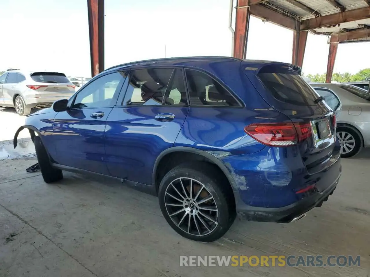 2 Photograph of a damaged car W1N0G8DB5MV268307 MERCEDES-BENZ GLC-CLASS 2021