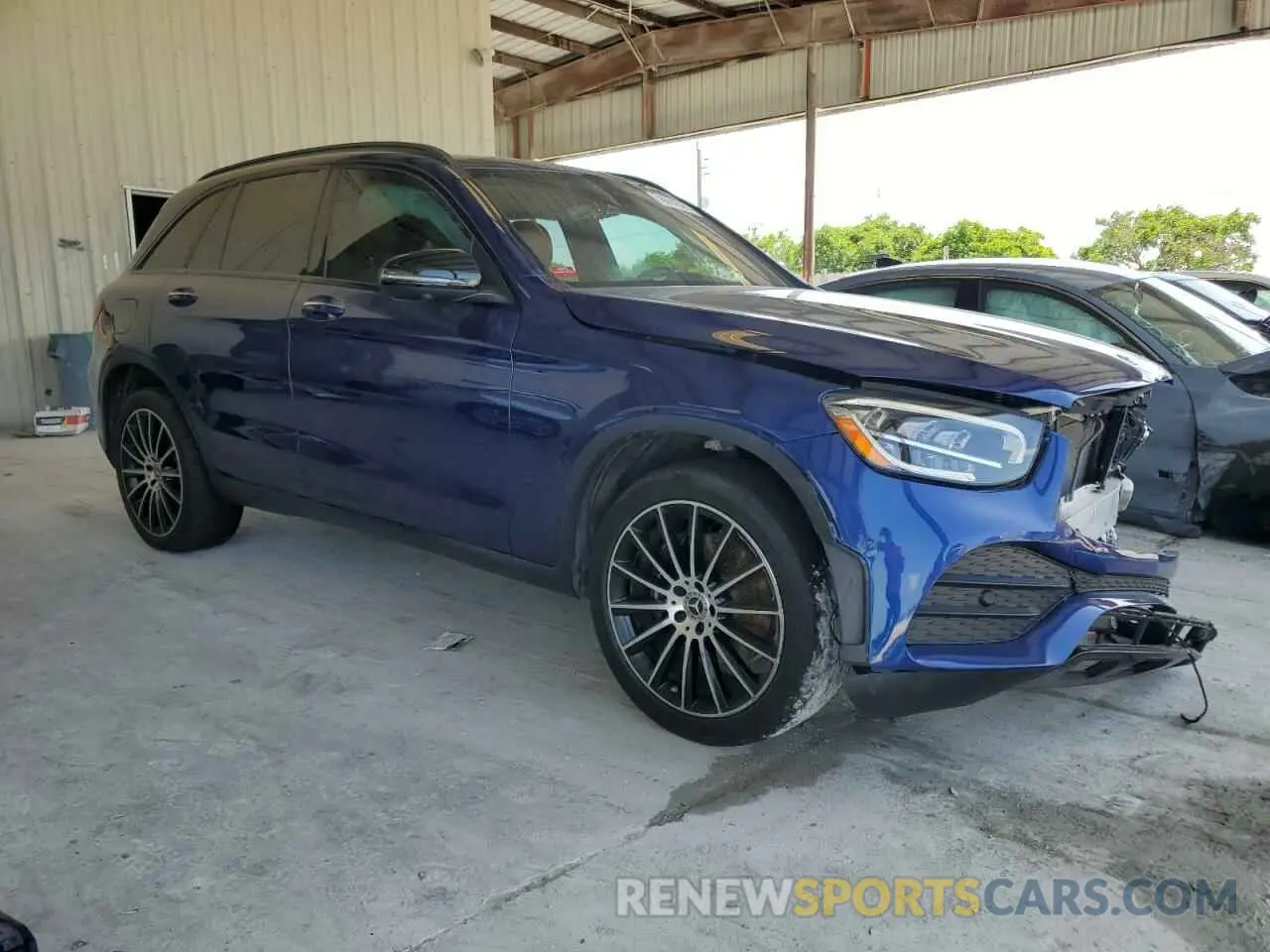 4 Photograph of a damaged car W1N0G8DB5MV268307 MERCEDES-BENZ GLC-CLASS 2021