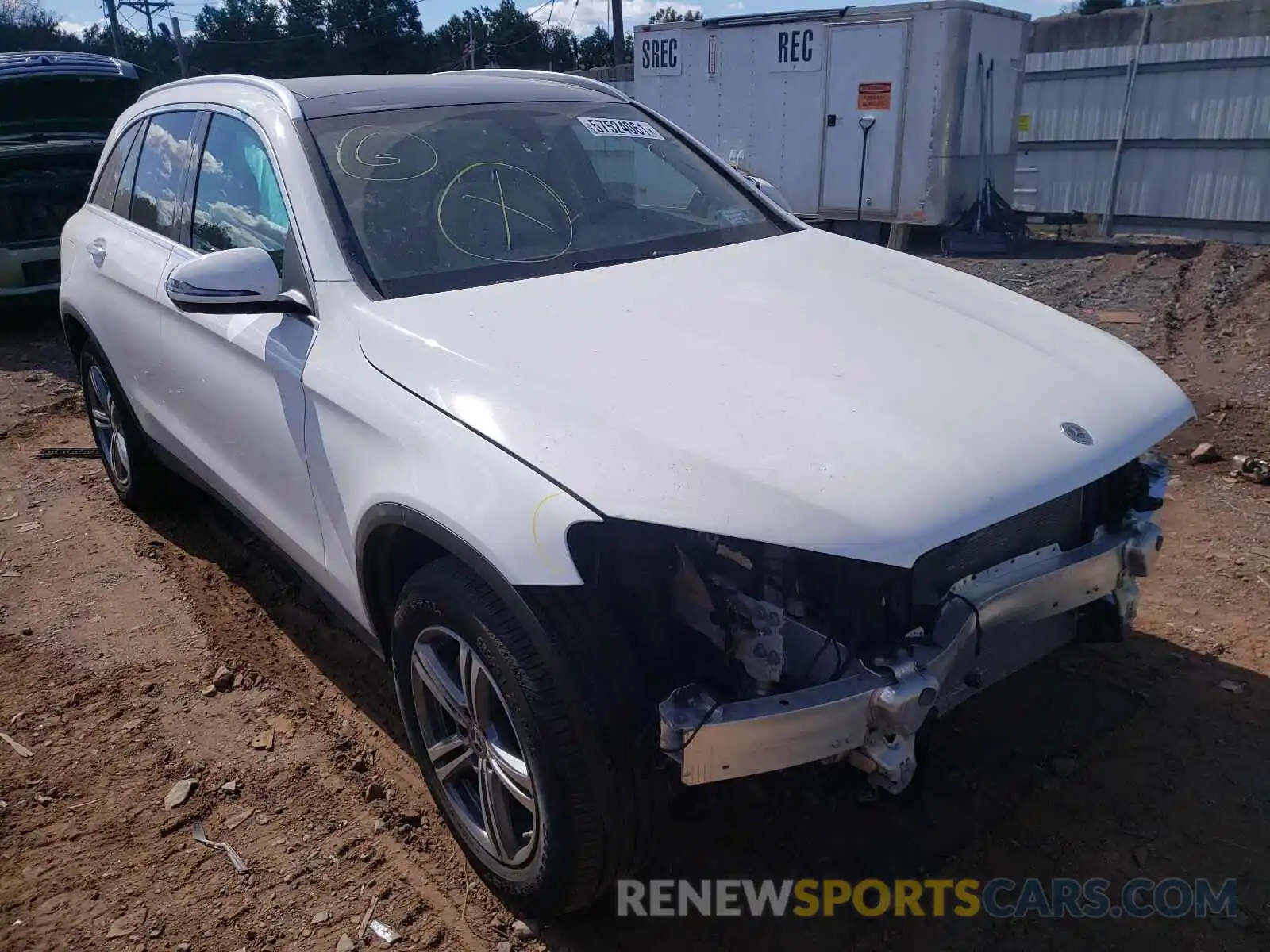 1 Photograph of a damaged car W1N0G8DB6MF901682 MERCEDES-BENZ GLC-CLASS 2021