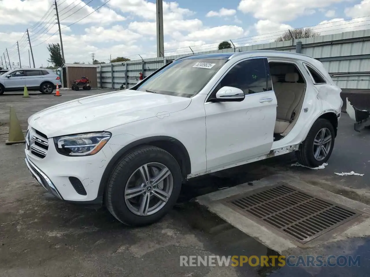 1 Photograph of a damaged car W1N0G8DB7MF869020 MERCEDES-BENZ GLC-CLASS 2021