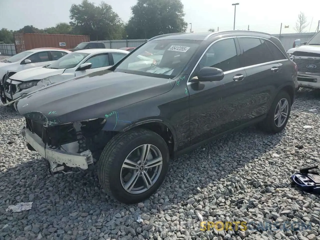 1 Photograph of a damaged car W1N0G8DB8MV285215 MERCEDES-BENZ GLC-CLASS 2021