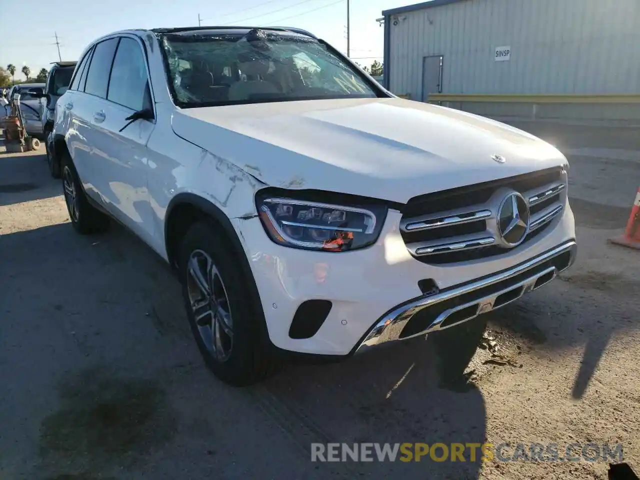 1 Photograph of a damaged car W1N0G8DB9MV303544 MERCEDES-BENZ GLC-CLASS 2021