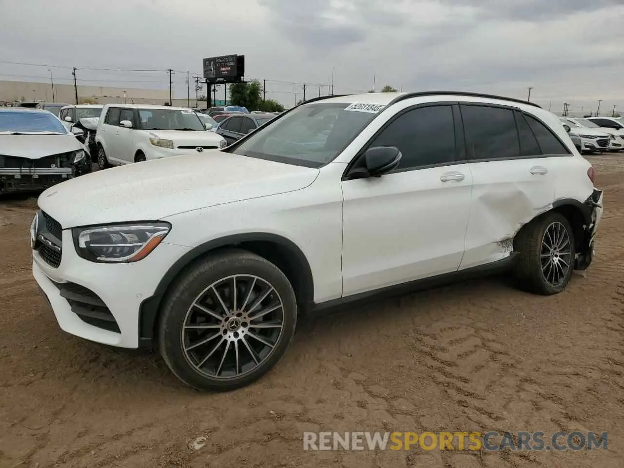 1 Photograph of a damaged car W1N0G8DB9MV324085 MERCEDES-BENZ GLC-CLASS 2021