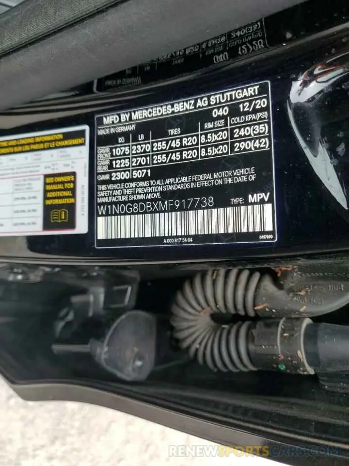 14 Photograph of a damaged car W1N0G8DBXMF917738 MERCEDES-BENZ GLC-CLASS 2021