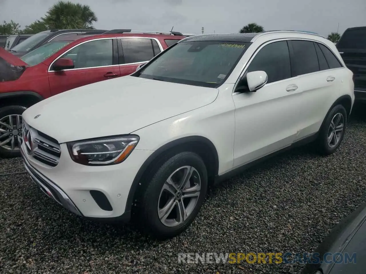 1 Photograph of a damaged car W1N0G8DBXMF927184 MERCEDES-BENZ GLC-CLASS 2021