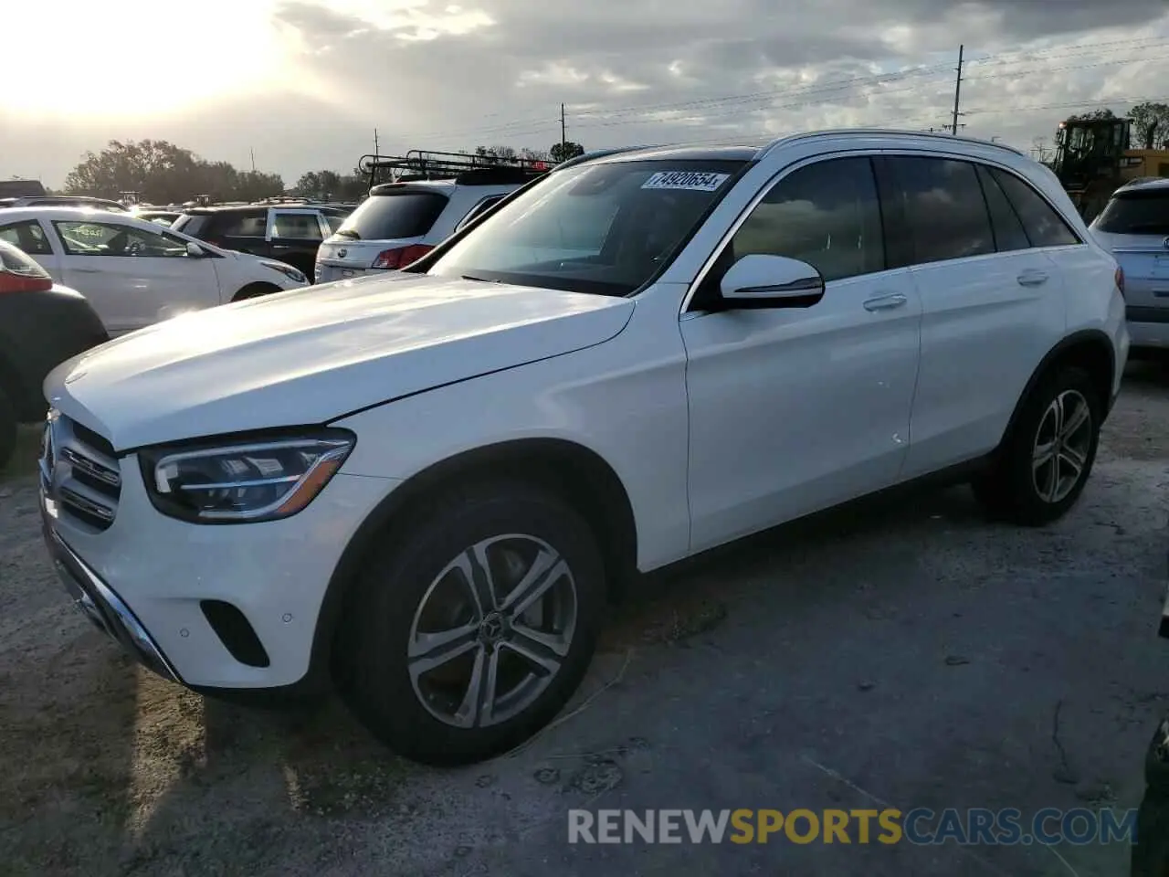 1 Photograph of a damaged car W1N0G8DBXMF927380 MERCEDES-BENZ GLC-CLASS 2021
