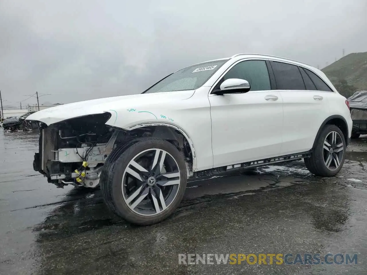 1 Photograph of a damaged car W1N0G8DBXMV298032 MERCEDES-BENZ GLC-CLASS 2021