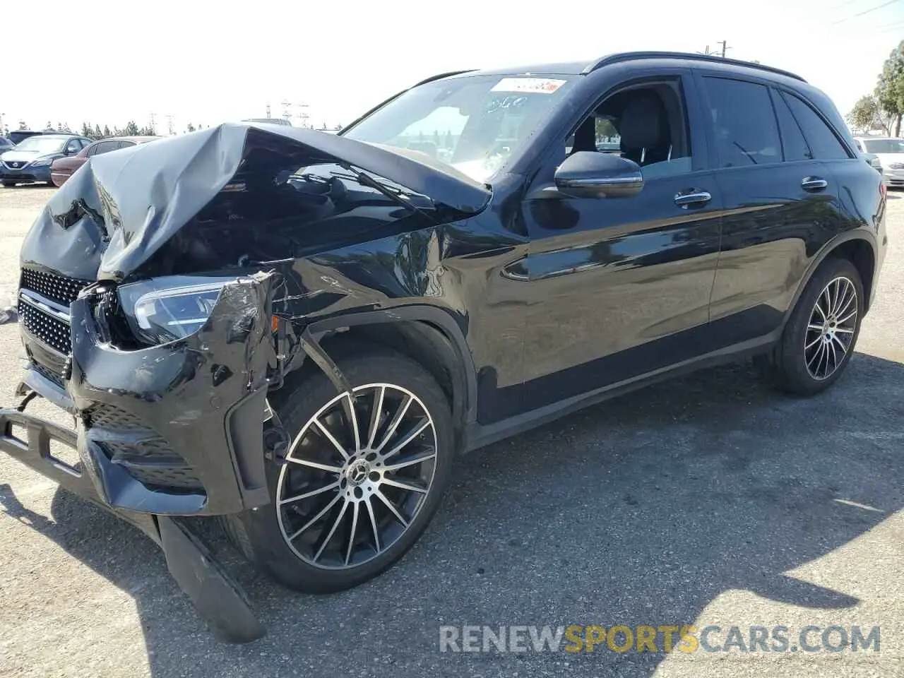 1 Photograph of a damaged car W1N0G8EB0MF902731 MERCEDES-BENZ GLC-CLASS 2021
