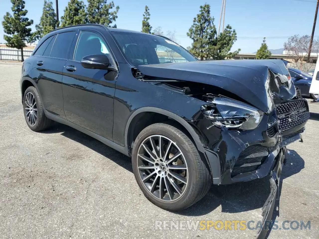4 Photograph of a damaged car W1N0G8EB0MF902731 MERCEDES-BENZ GLC-CLASS 2021
