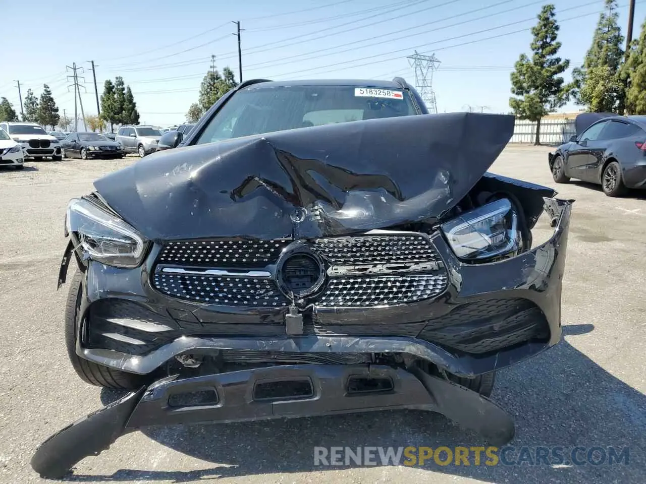 5 Photograph of a damaged car W1N0G8EB0MF902731 MERCEDES-BENZ GLC-CLASS 2021
