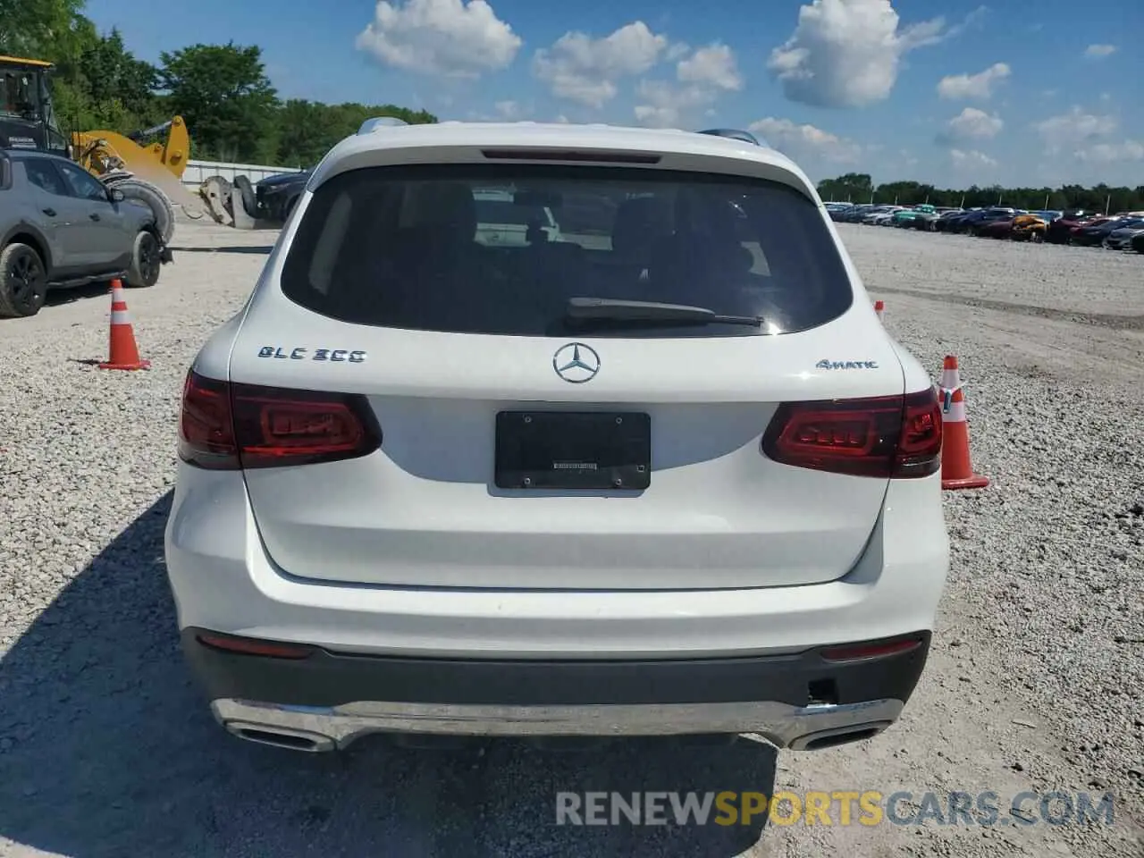 6 Photograph of a damaged car W1N0G8EB1MF869447 MERCEDES-BENZ GLC-CLASS 2021