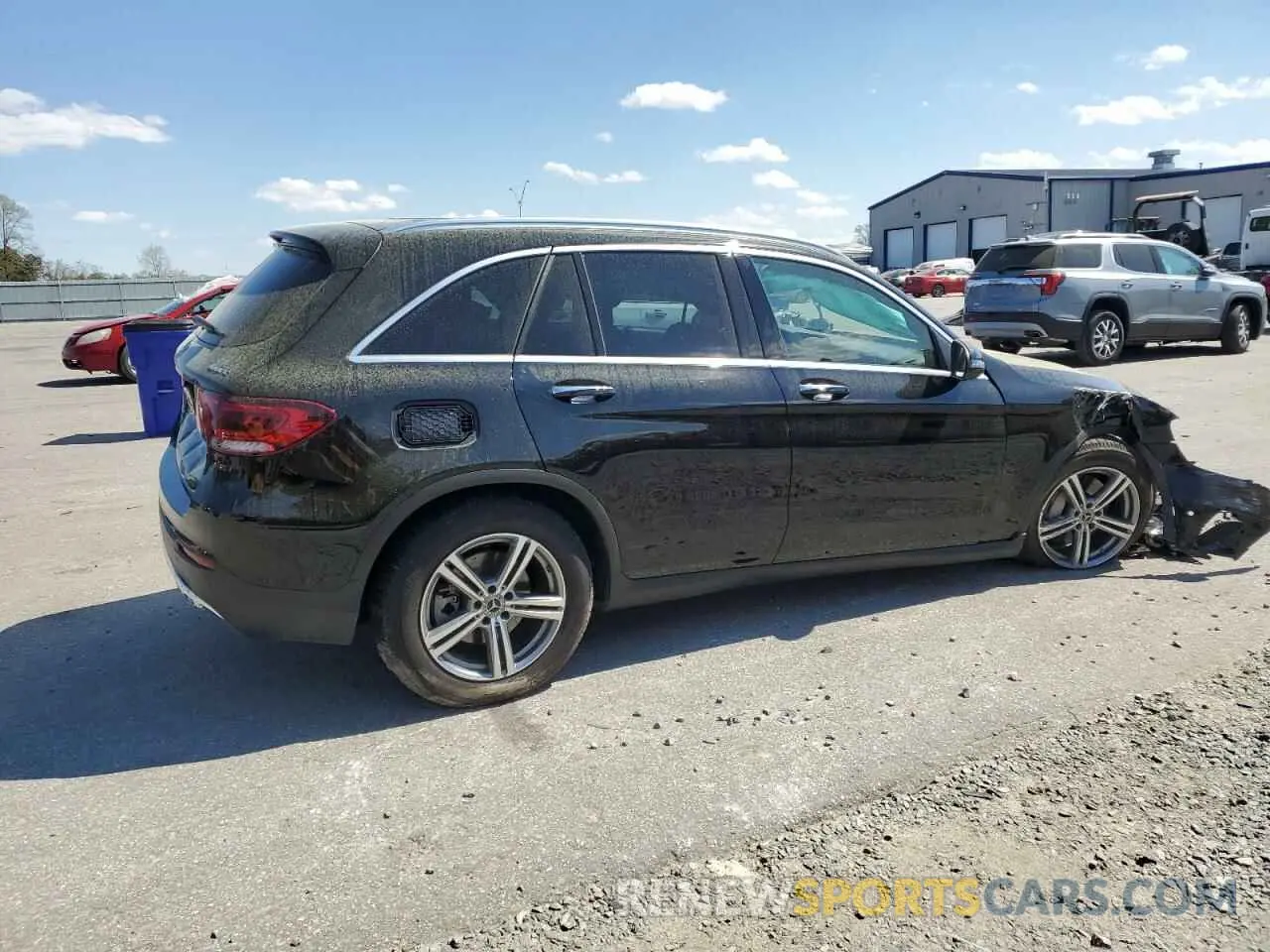 3 Photograph of a damaged car W1N0G8EB1MF903869 MERCEDES-BENZ GLC-CLASS 2021